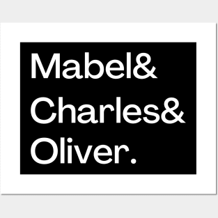 Mabel & Charles & Oliver Only Murders Posters and Art